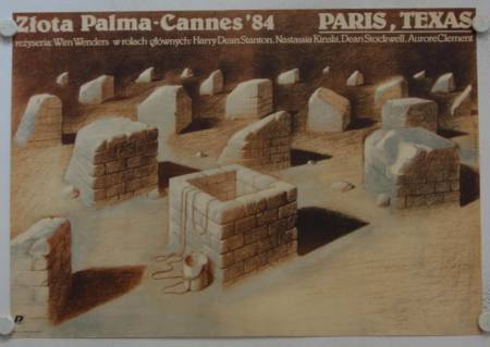 Paris, Texas originales polnisches Filmplakat